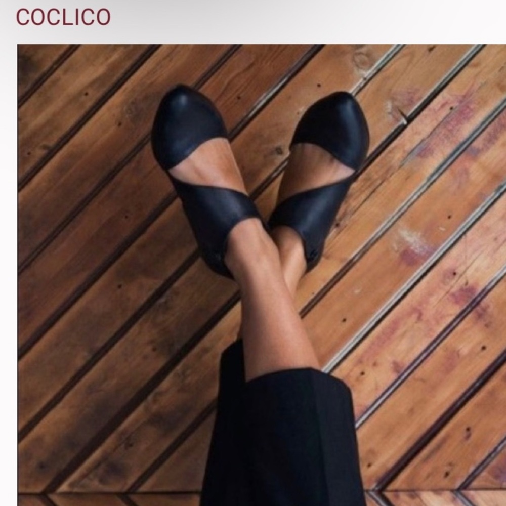 Coclico Leather Sarah Heels Black D’Orsay